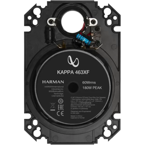 Infinity KAPPA463XF 4" x 6"  Two-Way Car Speaker
