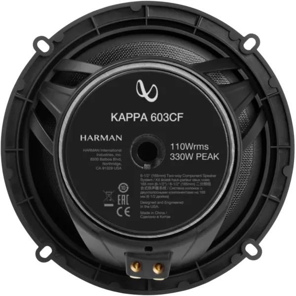 Infinity KAPPA603CF 6-1/2"  Two-Way Component Speaker System
