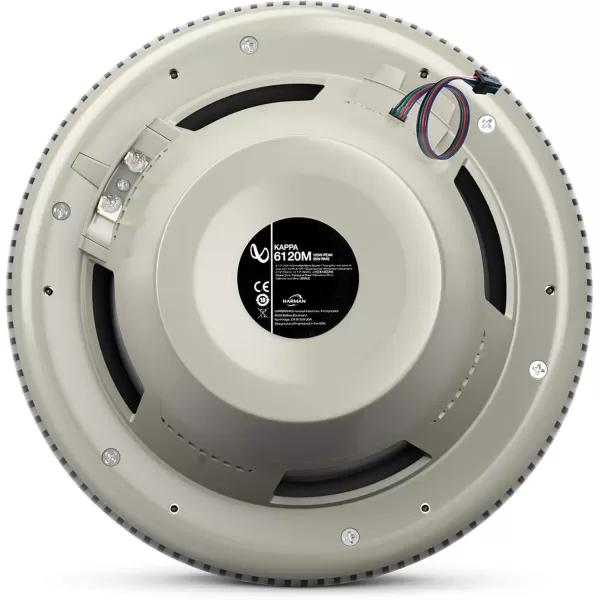 Infinity KAPPA6120MAM - Kappa Marine KAPPA6120M White 6.5" Premium 2-Way RGB LED Coaxial Speakers