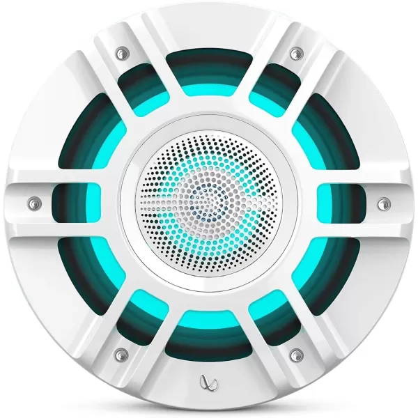 Infinity KAPPA8130MAM - Kappa Marine KAPPA8130M White 8" Premium 3-Way RGB LED Convertible Speakers
