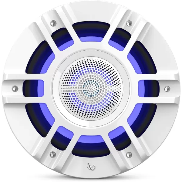 Infinity KAPPA8130MAM - Kappa Marine KAPPA8130M White 8" Premium 3-Way RGB LED Convertible Speakers