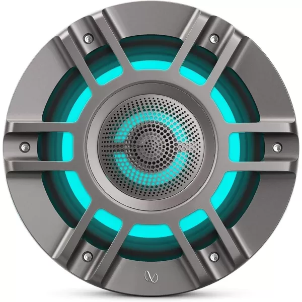 Infinity KAPPA8135MAM - Kappa Marine KAPPA8135M Titanium 8" Premium 3-Way RGB LED Convertible Speakers