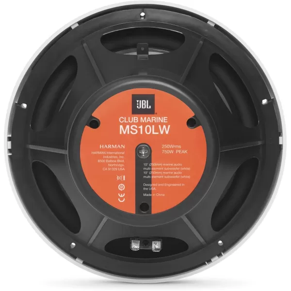JBL 10-inch SUB BLKRGB 750W, Black