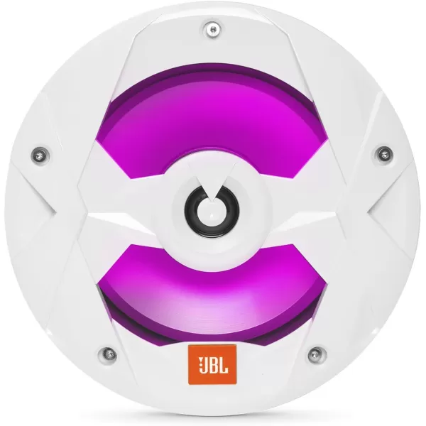 JBL - Marine Series 8”  two-way audio multi-element speaker with RGB lighting 150W – White