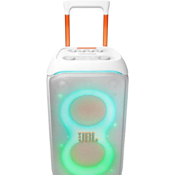 JBL PartyBox Stage 320 - Portable Party Speaker with Telescopic Handle &amp; Wide, Sturdy Wheels, Powerful JBL Pro Sound, Futuristic lightshow, Up to 18 Hours of Play time, Splash Proof 