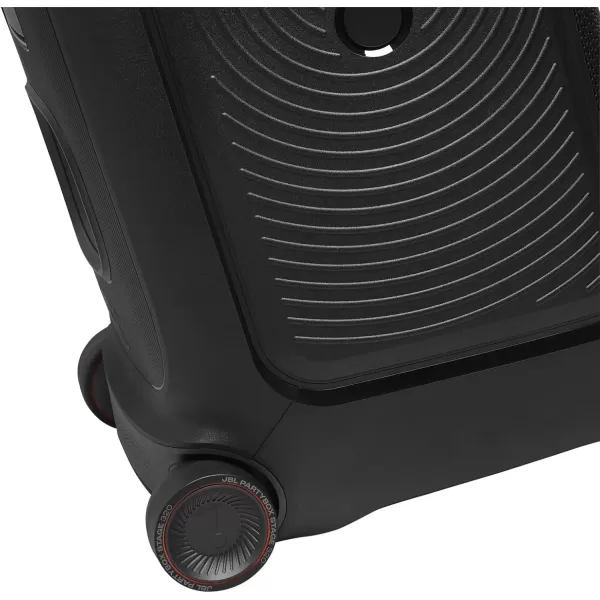 JBL PartyBox Stage 320 - Portable Party Speaker with Telescopic Handle &amp; Wide, Sturdy Wheels, Powerful JBL Pro Sound, Futuristic lightshow, Up to 18 Hours of Play time, Splash Proof 