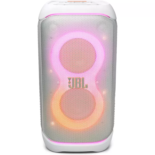 JBL PartyBox Stage 320 - Portable Party Speaker with Telescopic Handle &amp; Wide, Sturdy Wheels, Powerful JBL Pro Sound, Futuristic lightshow, Up to 18 Hours of Play time, Splash Proof 