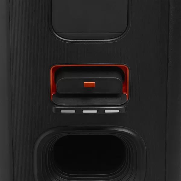 JBL PartyBox Stage 320 - Portable Party Speaker with Telescopic Handle &amp; Wide, Sturdy Wheels, Powerful JBL Pro Sound, Futuristic lightshow, Up to 18 Hours of Play time, Splash Proof 
