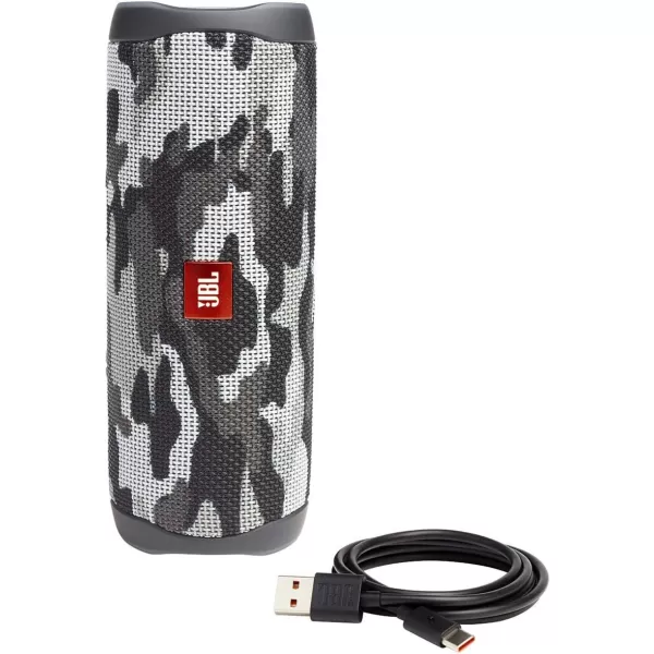 imageJBL FLIP 5 Waterproof Portable Bluetooth Speaker Blue 36 x 36 x 85Black Camouflage