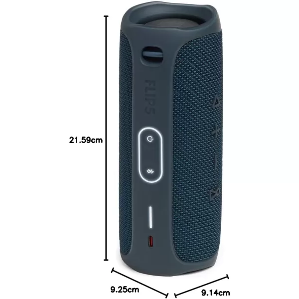 imageJBL FLIP 5 Waterproof Portable Bluetooth Speaker Blue 36 x 36 x 85Blue