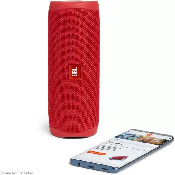 imageJBL FLIP 5 Waterproof Portable Bluetooth Speaker Blue 36 x 36 x 85Red