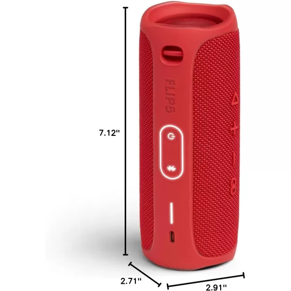 imageJBL FLIP 5 Waterproof Portable Bluetooth Speaker Blue 36 x 36 x 85Red