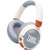 imageJBL Junior 470NC  Wireless OverEar Noise Cancelling Kids Headphones Safe Sound amplt85dB Fit for Kids Parental Control with Customizable Volume ampamp Playtime and 50Hr Battery Life White