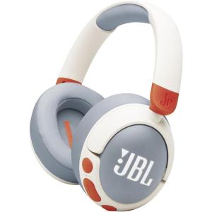 imageJBL Junior 470NC  Wireless OverEar Noise Cancelling Kids Headphones Safe Sound amplt85dB Fit for Kids Parental Control with Customizable Volume ampamp Playtime and 50Hr Battery Life White