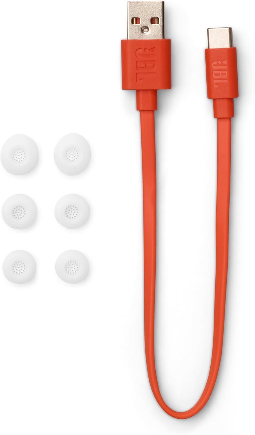 imageJBL Vibe Beam 2  True Wireless Noise Cancelling Earbuds Pure Bass Sound ampamp Smart Ambient Technology 4mics for Crisp Clear Calls up to 40Hrs of Playback IP54 Dust ampamp Water Resistant WhiteWhite