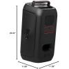 imageJBL PartyBox Club 120  Portable Party Speaker with Foldable Handle Powerful JBL Pro Sound Futuristic lightshow Up to 12 Hours of Play time Splash Proof Dual Mic ampamp Guitar Inputs WhiteBlack