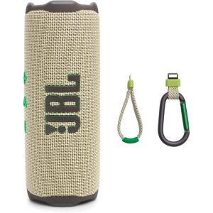 imageJBL Flip 7  Portable Waterproof and DropProof Speaker Bold Pro Sound with AI Sound Boost 16Hrs of Playtime and PushLock System with Interchangeable Accessories BlackSand