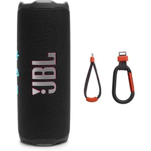 imageJBL Flip 7  Portable Waterproof and DropProof Speaker Bold Pro Sound with AI Sound Boost 16Hrs of Playtime and PushLock System with Interchangeable Accessories BlackBlackOrange