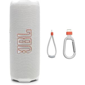 imageJBL Flip 7  Portable Waterproof and DropProof Speaker Bold Pro Sound with AI Sound Boost 16Hrs of Playtime and PushLock System with Interchangeable Accessories BlackWhite