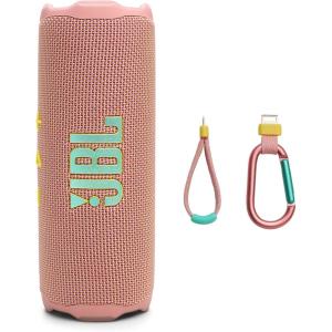 imageJBL Flip 7  Portable Waterproof and DropProof Speaker Bold Pro Sound with AI Sound Boost 16Hrs of Playtime and PushLock System with Interchangeable Accessories BlackPink