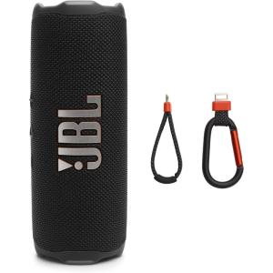 imageJBL Flip 7  Portable Waterproof and DropProof Speaker Bold Pro Sound with AI Sound Boost 16Hrs of Playtime and PushLock System with Interchangeable Accessories BlackBlack