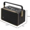 imageJBL Authentics 200  Retro Style Smart Home Speaker with Built in WiFi Bluetooth and Voice Assistants Alexa and Google Assistant MultiRoom Playback Automatic self Tuning WhiteGoldBlackGold