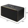 imageJBL Authentics 200  Retro Style Smart Home Speaker with Built in WiFi Bluetooth and Voice Assistants Alexa and Google Assistant MultiRoom Playback Automatic self Tuning WhiteGoldBlackGold