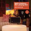 imageJBL Authentics 200  Retro Style Smart Home Speaker with Built in WiFi Bluetooth and Voice Assistants Alexa and Google Assistant MultiRoom Playback Automatic self Tuning WhiteGoldBlackGold
