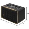 imageJBL Authentics 200  Retro Style Smart Home Speaker with Built in WiFi Bluetooth and Voice Assistants Alexa and Google Assistant MultiRoom Playback Automatic self Tuning WhiteGoldBlackGold