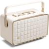 imageJBL Authentics 200  Retro Style Smart Home Speaker with Built in WiFi Bluetooth and Voice Assistants Alexa and Google Assistant MultiRoom Playback Automatic self Tuning WhiteGoldWhiteGold