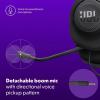 imageJBL Quantum 100M2  Wired OverEar Gaming Headset with omnidirectional Detachable mic with Mute Option and FabricCovered Memory Foam Ear Cushions Compatible with All Platforms WhiteBlack