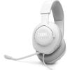imageJBL Quantum 100M2  Wired OverEar Gaming Headset with omnidirectional Detachable mic with Mute Option and FabricCovered Memory Foam Ear Cushions Compatible with All Platforms WhiteWhite