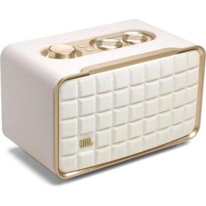 imageJBL Authentics 200  Retro Style Smart Home Speaker with Built in WiFi Bluetooth and Voice Assistants Alexa and Google Assistant MultiRoom Playback Automatic self Tuning WhiteGoldWhiteGold