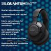 imageJBL Quantum 360X  Wireless OverEar Gaming Headset with Detachable Boom mic QuantumSOUND Signature Up to 22Hour Battery Life Speed Charge and Play ampamp Charge MultiPlatform Black