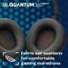 imageJBL Quantum 360X  Wireless OverEar Gaming Headset with Detachable Boom mic QuantumSOUND Signature Up to 22Hour Battery Life Speed Charge and Play ampamp Charge MultiPlatform Black