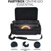 imageJBL PartyBox OnTheGo Essential  Portable Party Speaker with Builtin Lights and Wireless mic Amazing Pro Sound IPX4 splashproof Protection 6 Hours of Playtime Convenient Shoulder StrapSpeaker  Carry Bag