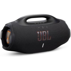 imageJBL Boombox 4  Most Powerful Portable Waterproof Speaker with Massive Pro Sound Up to 34 Hours of Playtime ampamp MultiSpeaker Connection by Auracast BlueBlack
