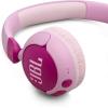 imageJBL Junior 320BT  Wireless onEar Kids Headphones Safe Sound amplt85dB Fit for Kids Parental Control with Customizable Volume ampamp Playtime and 50Hr Battery Life BluePurple