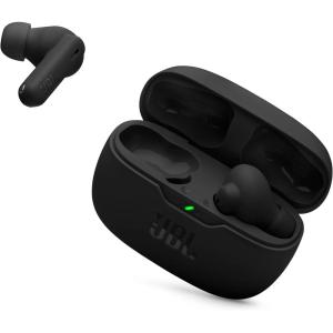 imageJBL Vibe Beam 2  True Wireless Noise Cancelling Earbuds Pure Bass Sound ampamp Smart Ambient Technology 4mics for Crisp Clear Calls up to 40Hrs of Playback IP54 Dust ampamp Water Resistant BlackBlack