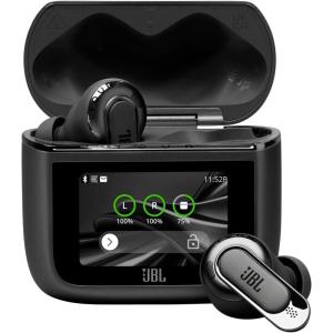 imageJBL Tour Pro 3  True Wireless Noise Cancelling Earbuds with Smart Charging Case Legendary Pro Sound with Hybrid DualDriver Spatial 360 Sound with Head Tracking LatteBlack