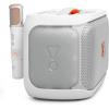 image:imageJBL PartyBox OnTheGo 2  Portable Party Speaker with one Wireless Digital mic Handle and a Shoulder Strap Dynamic lightshow Up to 15 Hours Playtime Splash Proof amp Auracast BlackWhite
