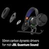 image:imageJBL Quantum 250  Wired multiplatform Gaming Headset 50mm Carbon Dynamic Drivers for Rich JBL Quantum Spatial Sound Cardioid Noise Cancelling Boom mic amp UltraLight Comfortable Design BlackWhite