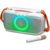 image:imageJBL PartyBox OnTheGo 2  Portable Party Speaker with one Wireless Digital mic Handle and a Shoulder Strap Dynamic lightshow Up to 15 Hours Playtime Splash Proof amp Auracast BlackWhite