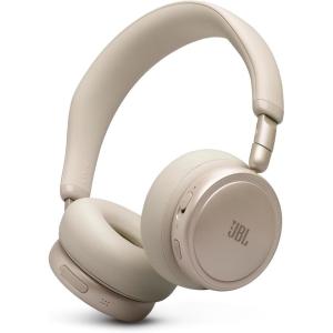 image:imageJBL Live 680NC  Wireless onEar True Adaptive Noise Cancelling Headphones JBL Signature Sound with HiRes Audio 2mic Perfect Calls 20 with AITrained Algorithm amp PersoniFi 30 WhiteChampagne