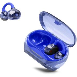 image:imageJBL Soundgear Clips  True Wireless OpenEar Headphones Dynamic Sound with bass Boost AllDay Comfort 4mic Crisp Clear Calls 20 with AITrained Algorithm IP54 Water and dust Resistant WhiteBlue