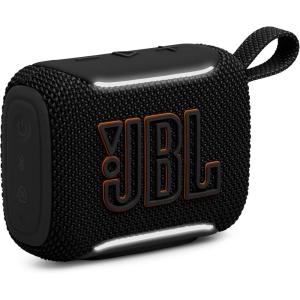 image:imageJBL Go 5  UltraPortable Waterproof amp DropProof Speaker with JBL Legendary Sound amp Ambient Edge Lighting AirTouch Instant Stereo Pairing or Link Multiple Compatible Speakers via Auracast RedBlack