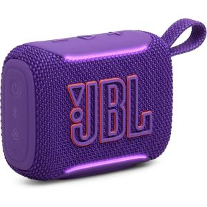 image:imageJBL Go 5  UltraPortable Waterproof amp DropProof Speaker with JBL Legendary Sound amp Ambient Edge Lighting AirTouch Instant Stereo Pairing or Link Multiple Compatible Speakers via Auracast RedPurple