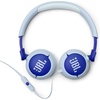 image:imageJBL Junior 320  Wired onEar Kids Headphones Safe Sound 85dB Builtin mic Fit for Kids and Customizable with Included Stickers BlueBlue
