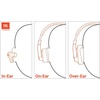 image:imageJBL Junior 320  Wired onEar Kids Headphones Safe Sound 85dB Builtin mic Fit for Kids and Customizable with Included Stickers BlueBlue