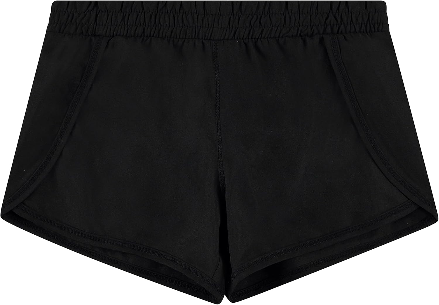 BTween Girls 4-Piece Summer Shorts | Performance Dolphin Shorts | Sports Running Shorts for Kids - Assorted Colors